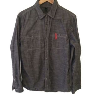 Men's Gray Pearl Izumi Dress Shirt